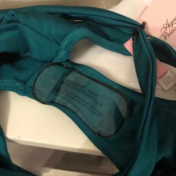 Agent Provocateur Lexxi Emerald Green Bikini Bottom Only